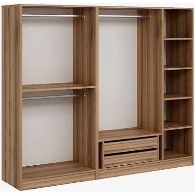 Kalune Design Garderobe - 5 Skuffer - 225cm Bred - Dore Kalune Design Garderobe - 5 Skuffer - 225cm Bred - Dore