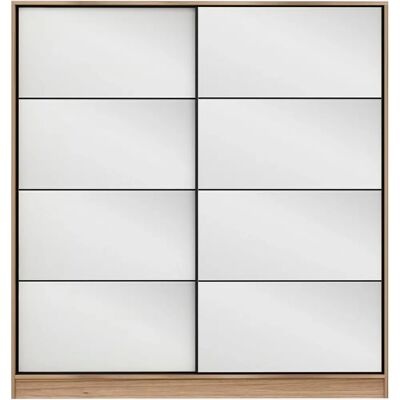 MUEBLES Kailua T106 - Stejar, Uși glisante - Dulap MUEBLES Kailua T106 - Stejar, Uși glisante - Dulap