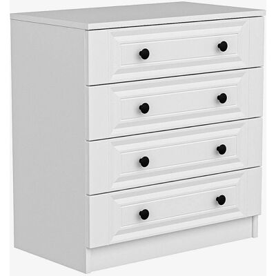 Hanah Home Kale Dulap - Alb - Mobilier de dormitor Hanah Home Kale Dulap - Alb - Mobilier de dormitor
