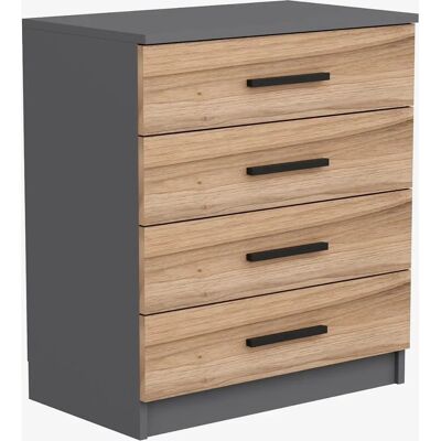 Hanah Home Rhonda Brun - Kommode - Moderne Design Hanah Home Rhonda Brun - Kommode - Moderne Design