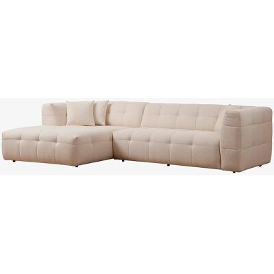 Homeroom Cady Venstrehjørnesofa - Beige - Sofa med chaiselongue Homeroom Cady Venstrehjørnesofa - Beige - Sofa med chaiselongue