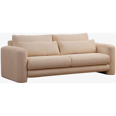 Hanah Home - Canapé Villie - Beige - 3 Places - Publicité Hanah Home - Canapé Villie - Beige - 3 Places - Publicité