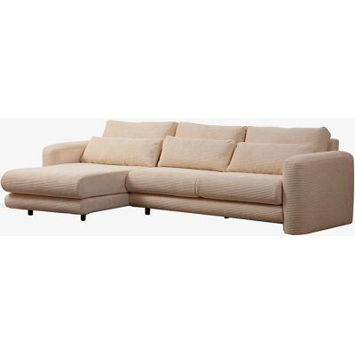 Homeroom Lily Venstre Hjørnesofa Beige - Hjørnesofa Homeroom Lily Venstre Hjørnesofa Beige - Hjørnesofa