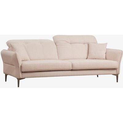 Hanah Home Ece Canapea 3 locuri - Albă - Poliester Durabil Hanah Home Ece Canapea 3 locuri - Albă - Poliester Durabil