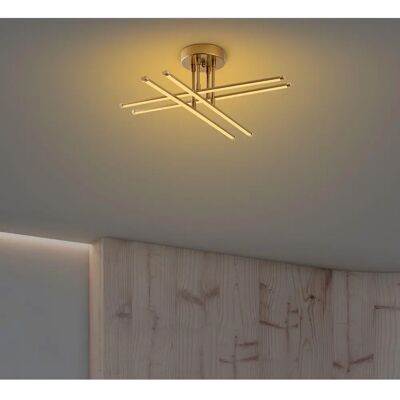 Opviq Modello 13664 - Lampadario dorato - Illuminazione elegante Opviq Modello 13664 - Lampadario dorato - Illuminazione elegante