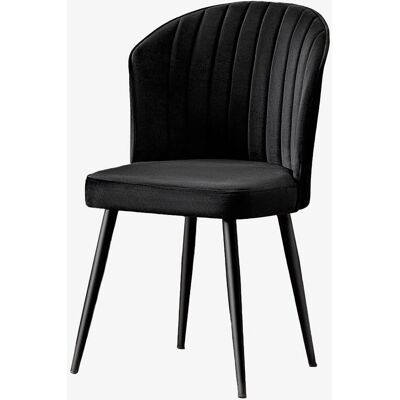Hanah Home - Model Rubi - Set de scaune negre - Set de scaune Hanah Home - Model Rubi - Set de scaune negre - Set de scaune