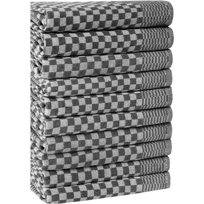 Hermia 219CFK1101 Serviette de cuisine - Coton-Polyester - Anthracite - 40x60cm - Publicité Hermia 219CFK1101 Serviette de cuisine - Coton-Polyester - Anthracite - 40x60cm - Publicité