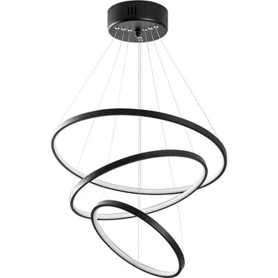 Opviq SIMIT-13697 Lustre Moderne en Métal Noir LED - Publicité Opviq SIMIT-13697 Lustre Moderne en Métal Noir LED - Publicité