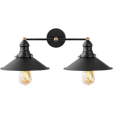 Opviq Modell 12190 - Schwarze und goldene Wandleuchte Opviq Modell 12190 - Schwarze und goldene Wandleuchte