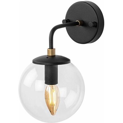 Vente-unique Schwarze Goldene Wandleuchte - Wandlampe - Modern Minimalistisch Vente-unique Schwarze Goldene Wandleuchte - Wandlampe - Modern Minimalistisch