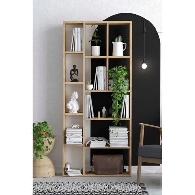 Hanah Home Demios Saphir Eiche Bücherregal - Regal Hanah Home Demios Saphir Eiche Bücherregal - Regal