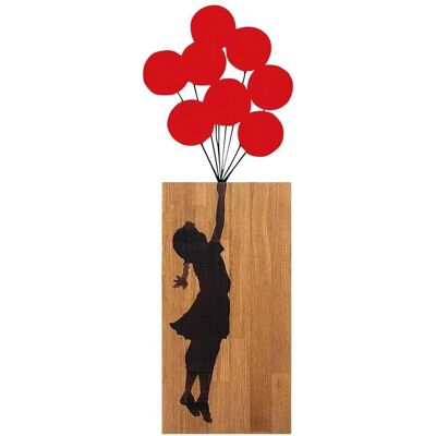 Wallity Banksy Accesorio de Pared de Madera - Decoración de Pared Wallity Banksy Accesorio de Pared de Madera - Decoración de Pared