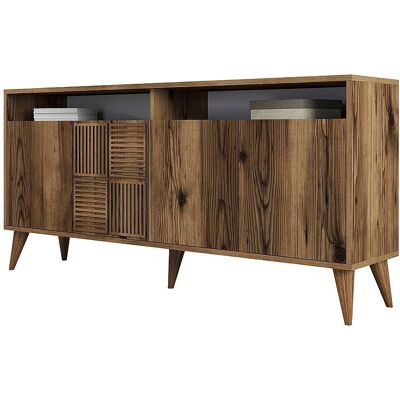 Hanah Home Milana 160 Walnut Consola - Consola Hanah Home Milana 160 Walnut Consola - Consola