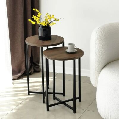 Hanah Home Couchtisch Neta - Walnuss - Sofabord Hanah Home Couchtisch Neta - Walnuss - Sofabord