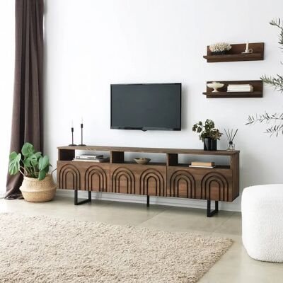 Hanah Home Eve Teakwood Suport TV - Mobilier TV Hanah Home Eve Teakwood Suport TV - Mobilier TV