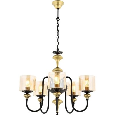 Hanah Home Huxley - Lampa de Agățat Vintage Neagră Hanah Home Huxley - Lampa de Agățat Vintage Neagră