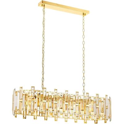 Hanah Home Eldon - Lampa Pendul Cristal - 105cm Hanah Home Eldon - Lampa Pendul Cristal - 105cm