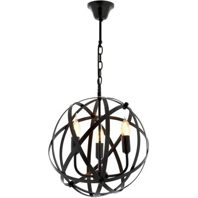 Hanah Home Leena Schwarze Pendelleuchte - Pendelleuchte Hanah Home Leena Schwarze Pendelleuchte - Pendelleuchte