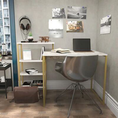 Kalune Design - Jaxxon - Gold - Desk Kalune Design - Jaxxon - Gold - Desk