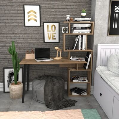 Hanah Home Vina Nussbaum Arbeitstisch - Arbeitstisch Hanah Home Vina Nussbaum Arbeitstisch - Arbeitstisch