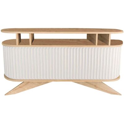 MUEBLES Kailua 252 Alb & Nuc Dulap - Dulap MUEBLES Kailua 252 Alb & Nuc Dulap - Dulap