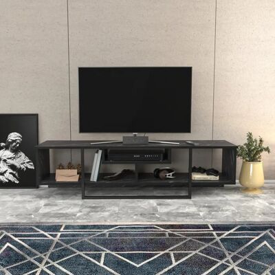 Hanah Home TV-Ständer Asal 150 - Schwarz - TV-Ständer Hanah Home TV-Ständer Asal 150 - Schwarz - TV-Ständer