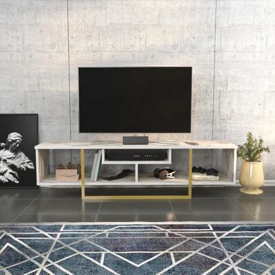 Hanah Home TV-Schrank Asal 150 - Gold - TV Schrank Hanah Home TV-Schrank Asal 150 - Gold - TV Schrank