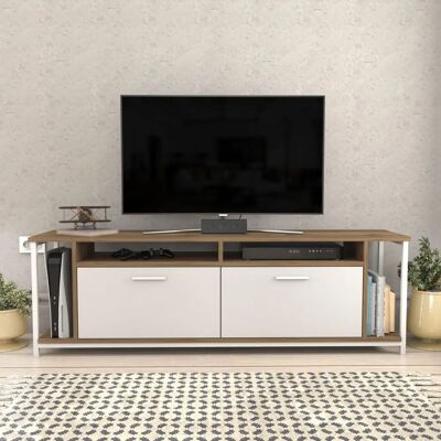 Hanah Home Emmanuel TV Möbel - Weiß/Natur Hanah Home Emmanuel TV Möbel - Weiß/Natur