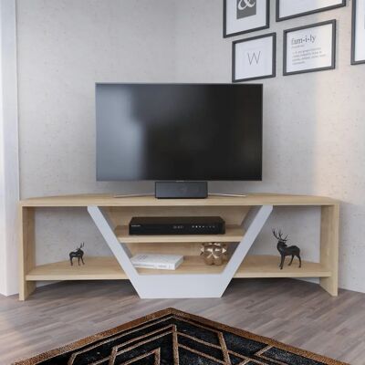 Hanah Home Sares Eiche Weiß TV-Schränke Hanah Home Sares Eiche Weiß TV-Schränke