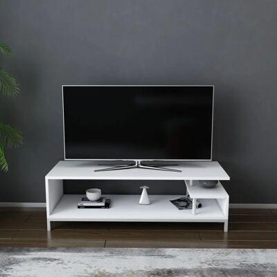Kalune Design Jenesis Support TV - Blanc Scandinave Kalune Design Jenesis Support TV - Blanc Scandinave