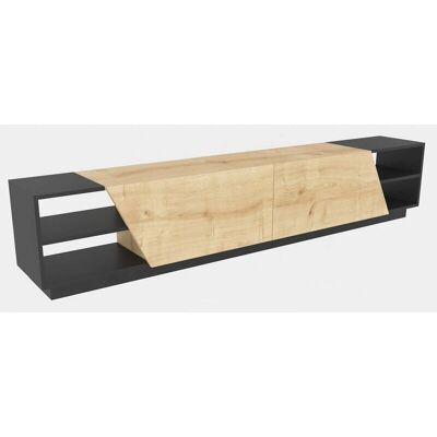 MUEBLES Kailua 260 Support TV - Panneau laminé - Publicité MUEBLES Kailua 260 Support TV - Panneau laminé - Publicité