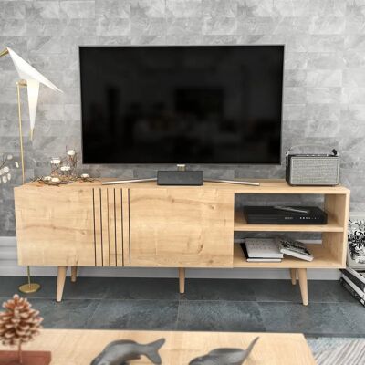 Hanah Home Ronas Cabinet TV Saphir - Publicité Hanah Home Ronas Cabinet TV Saphir - Publicité