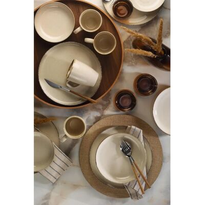 Hermia Ivy Service en Porcelaine 16 Pièces - Pour 4 Personnes Hermia Ivy Service en Porcelaine 16 Pièces - Pour 4 Personnes