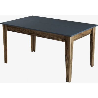 Masă de dining Hanah Home Milan Nuc și Antracit Masă de dining Hanah Home Milan Nuc și Antracit