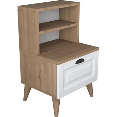 Hanah Home Walnuss Nachttisch - Modernes Nachttisch Hanah Home Walnuss Nachttisch - Modernes Nachttisch