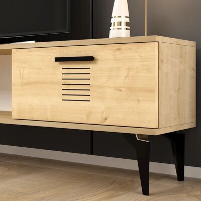 Hanah Home Asimo Saphir Eiche TV-Ständer - TV Möbel Hanah Home Asimo Saphir Eiche TV-Ständer - TV Möbel