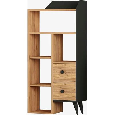 Hanah Home Bücherregal Star - Schwarz - Bücherregal Hanah Home Bücherregal Star - Schwarz - Bücherregal
