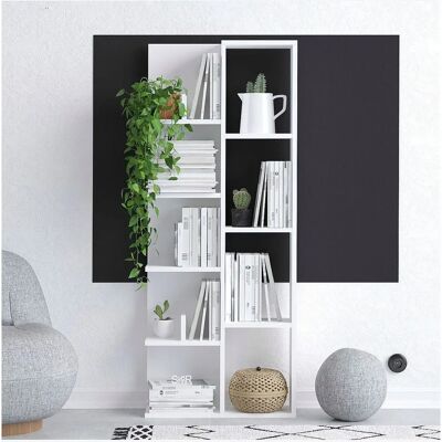 Hanah Home Modell - Bücherregal - Weiß - Modernes Design Hanah Home Modell - Bücherregal - Weiß - Modernes Design