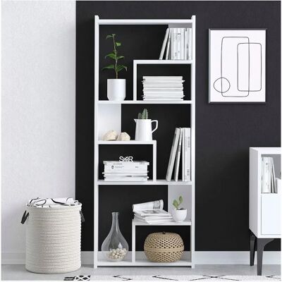 Hanah Home Modell 1661 Weiße Bücherregal - Bücherregal Hanah Home Modell 1661 Weiße Bücherregal - Bücherregal