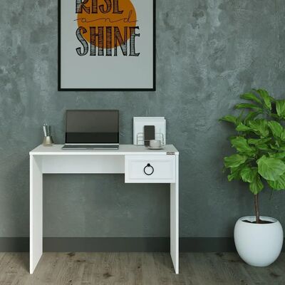 Hanah Home Schreibtisch - Weiß - Langlebiger, Stilvoller Arbeitsplatz Hanah Home Schreibtisch - Weiß - Langlebiger, Stilvoller Arbeitsplatz