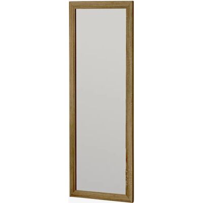 Homitis Sonny Wandspiegel - 105x40 cm - Braun - Wandmontage Homitis Sonny Wandspiegel - 105x40 cm - Braun - Wandmontage