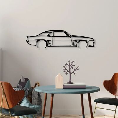 Wallity Chevrolet Camaro Metal Wall Art - Silhouette Decor Wallity Chevrolet Camaro Metal Wall Art - Silhouette Decor