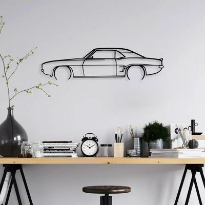 Decoración de Pared Metalica Chevrolet Camaro V2 de Wallity Decoración de Pared Metalica Chevrolet Camaro V2 de Wallity