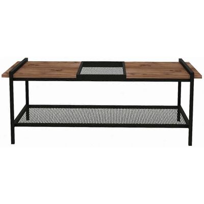 Hanah Home Atlantic Kiefer Schwarz Mata Couchtisch - Beistelltisch Hanah Home Atlantic Kiefer Schwarz Mata Couchtisch - Beistelltisch