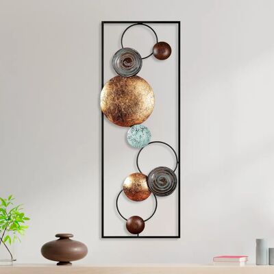 Wallity Accesorii decorative metalice de perete texturate - Wall Accessories - Wallity Wallity Accesorii decorative metalice de perete texturate - Wall Accessories - Wallity