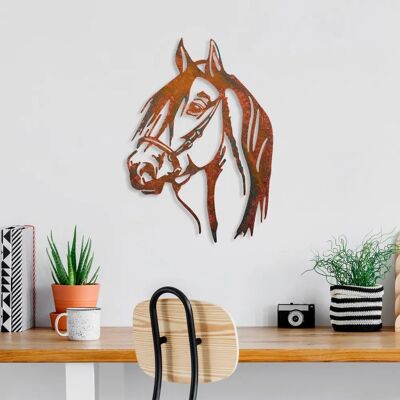 Wallity Horse Metal Wall Decor - Wall Decoration Wallity Horse Metal Wall Decor - Wall Decoration