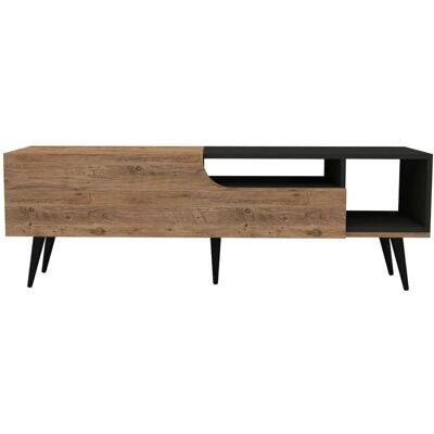 Hanah Home Banc de TV Alba - Pin Atlantique, Anthracite - Banc TV - Publicité Hanah Home Banc de TV Alba - Pin Atlantique, Anthracite - Banc TV - Publicité
