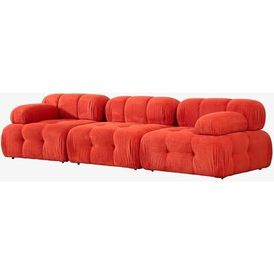 Canapea Roșie 3 Locuri Hanah Home - Mobilier pentru Cameră de Zi Canapea Roșie 3 Locuri Hanah Home - Mobilier pentru Cameră de Zi
