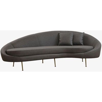 Homitis Dunkelgraue 3-Sitzer Couch - Sofa Homitis Dunkelgraue 3-Sitzer Couch - Sofa