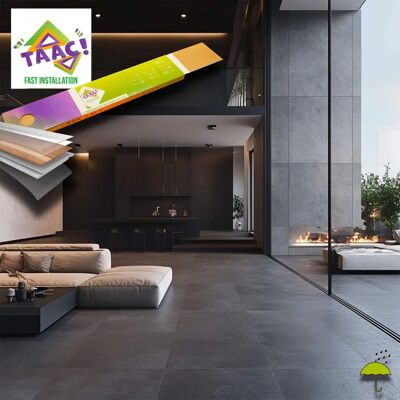 VEGA - 610x305 - 5mm Cemento Reale - Flooring VEGA - 610x305 - 5mm Cemento Reale - Flooring